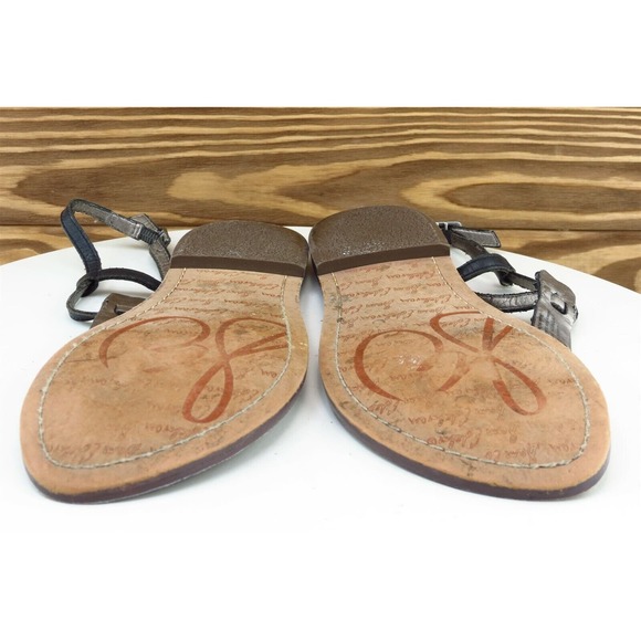 Sam Edelman‎ Sz 6.5 M Black Gladiator Leather Women Sandals GWYENETH - Picture 8 of 8